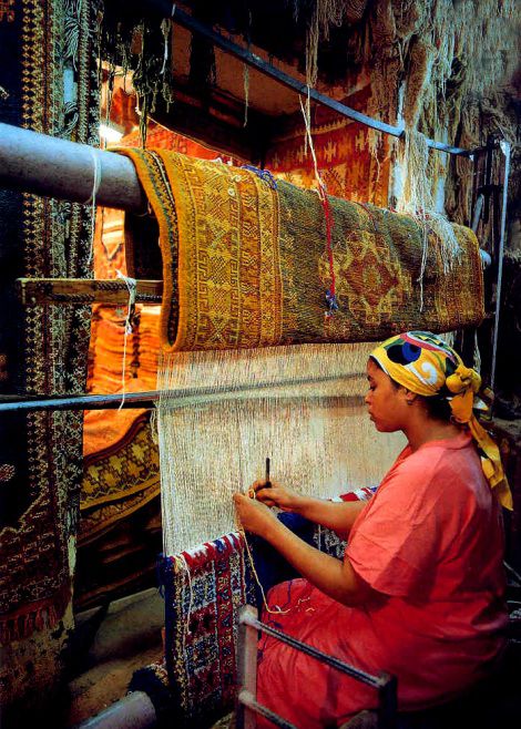 Produção de Tapetes Persas